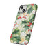 Christmas Holly on a Golden Background - Impact Resistant Phone Case